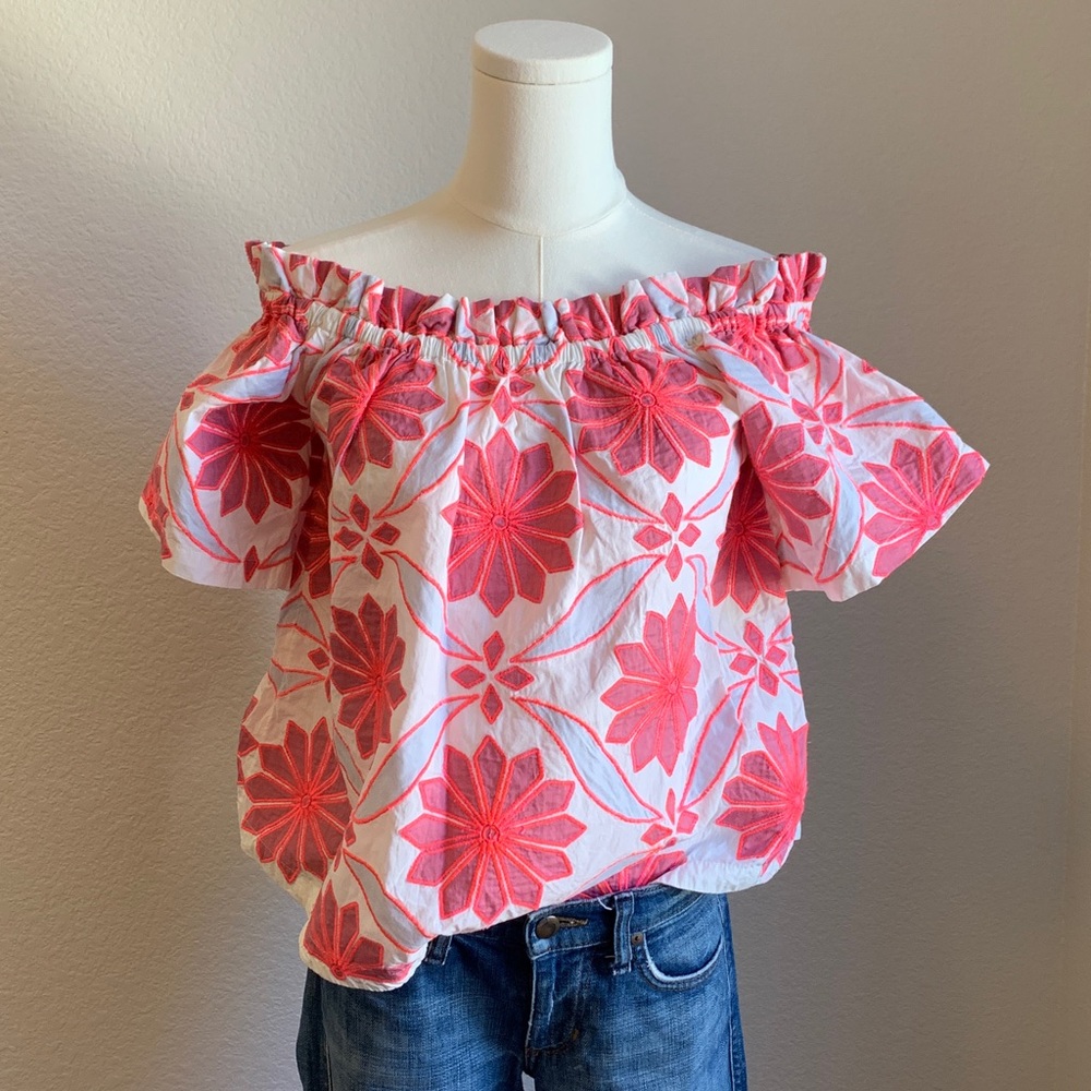 Maeve by Anthropologie Embroidered Blouse